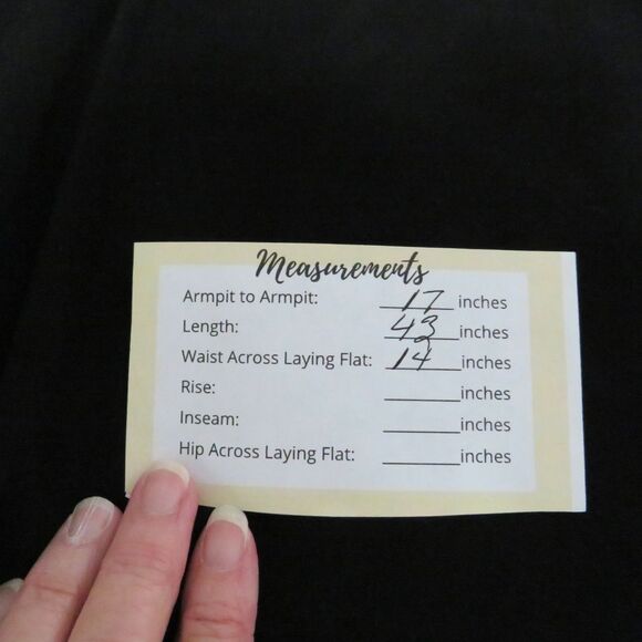 Rena Rowan Black Dress Women Sz 6 Midi Length Sleeveless V-Neck Easy Care Dressy - Picture 9 of 10